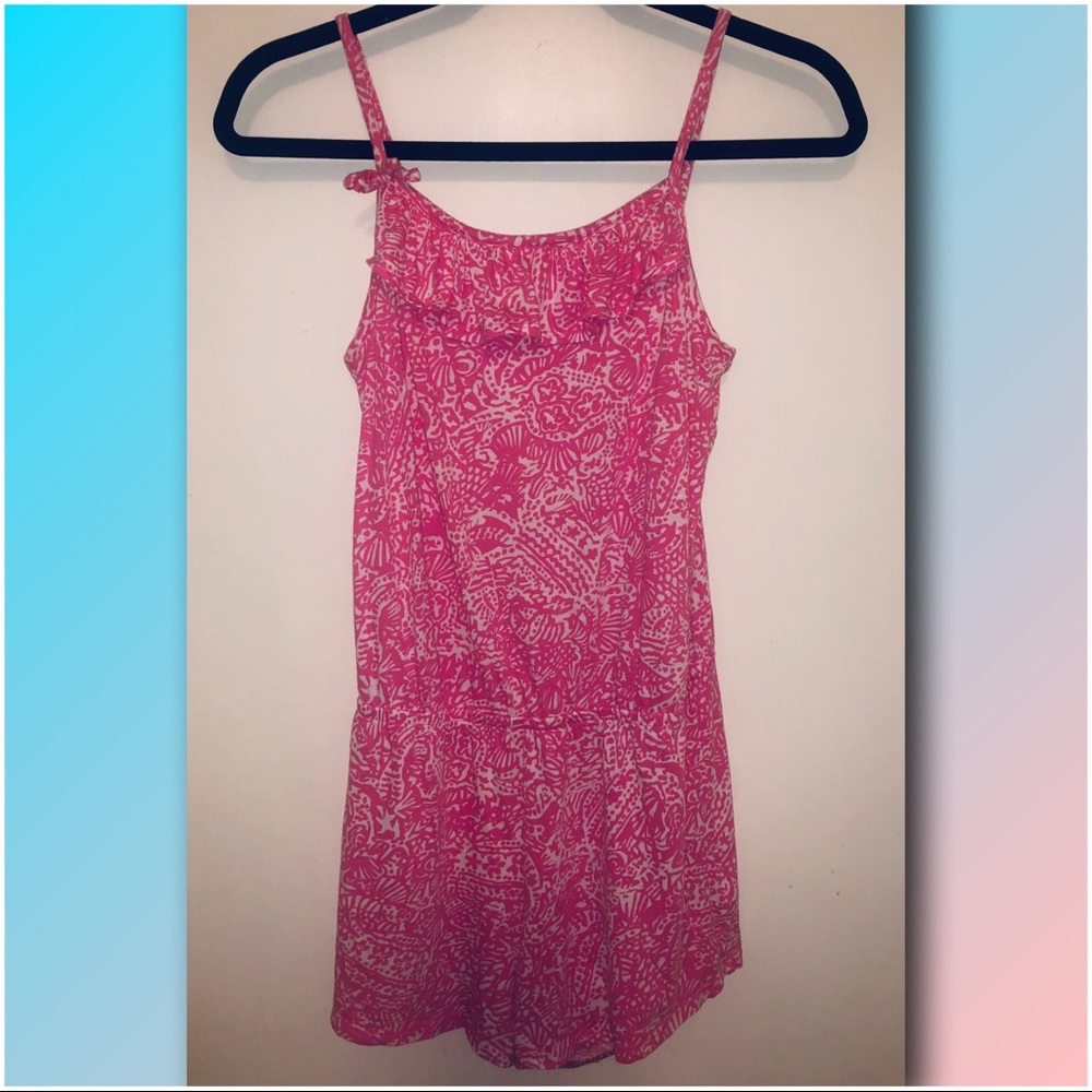 Lilly Pulitzer Romper in Hotty Pink Get Crackin